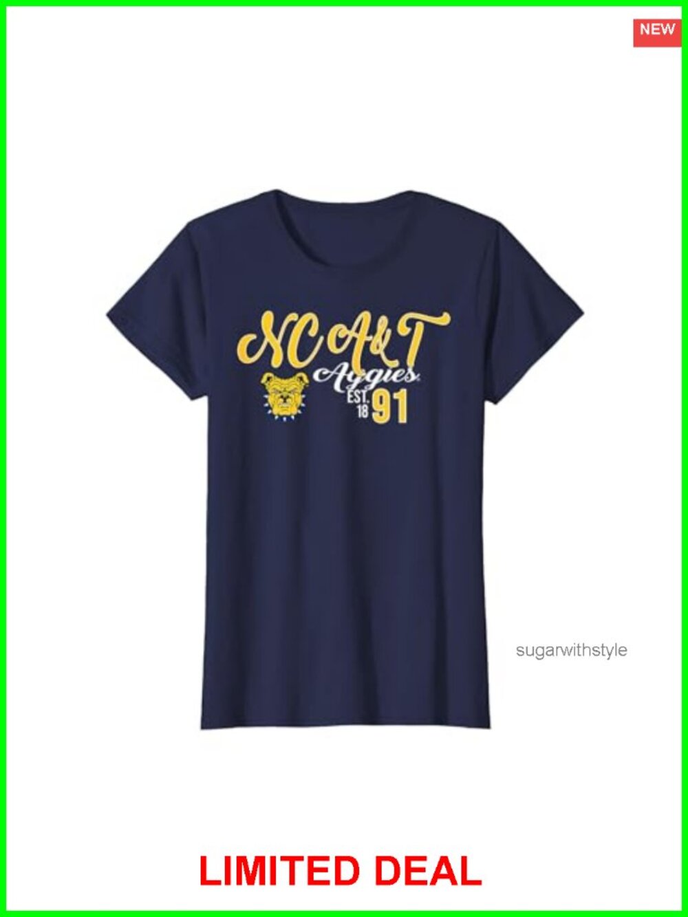 HBCU North Carolina A&T Aggies Est 1891 Licensed T-Shirt